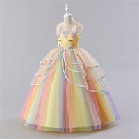 Jednorog haljina za djevojčice, karnevalski kostim jednoroga, rođendanska princeza, duga haljina, odjeća